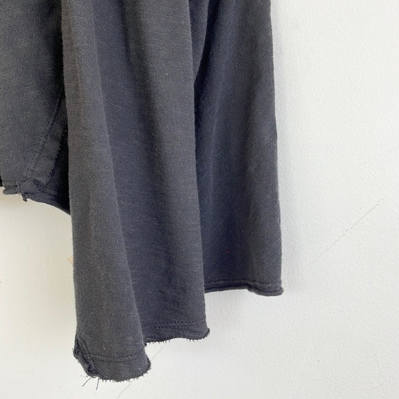 Free People Spring Break One Shoulder Top Size Small Black Cotton - Picture 5 of 11